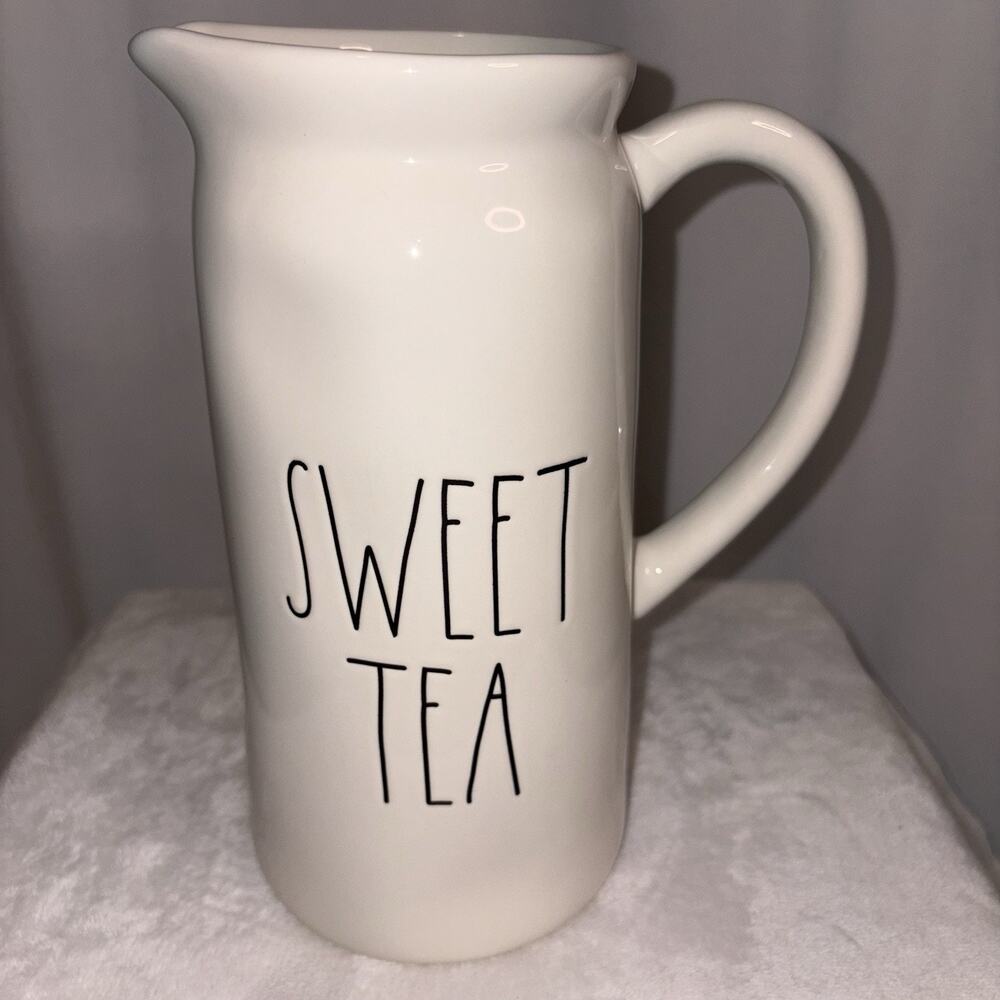 Rae Dunn Artisan Collection Sweet Tea Pitcher Farmhouse 48 oz EUC